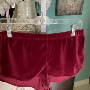 Hollister Red Athletic Shorts Elastic Waistband Soft Fabric